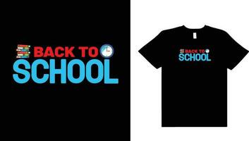 benvenuto indietro per scuola tipografia t camicia design - indietro per scuola maglietta design. vettore