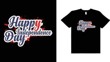 contento 4 ° luglio,indipendenza giorno maglietta design. vettore