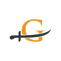 vettore del logo della lettera g