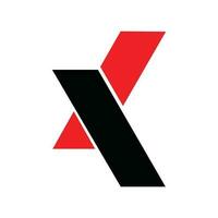 iniziale basato pulito X logo vettore