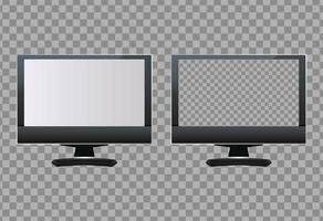 desktop computer monitor dispositivi digitali vettore