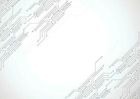 sfondo astratto con struttura del circuito di tecnologia. illustrazione della scheda madre elettronica. comunicazione e concetto di ingegneria. illustrazione vettoriale