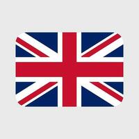 UK bandiera vettore icona. unito regno e grande Gran Bretagna bandiera illustrazione