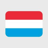 lussemburgo bandiera vettore icone impostato nel il forma di cuore, stella, cerchio e carta geografica