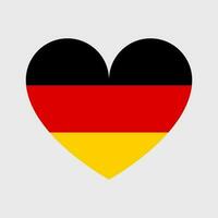 Germania bandiera vettore icona. Tedesco bandiera illustrazione