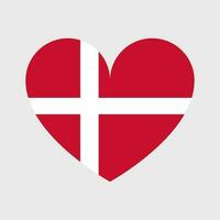 Danimarca bandiera vettore icona