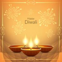 Priorità bassa felice astratta di Diwali vettore