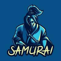 logo samurai esportazione vettore