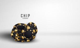 fondo dell'insegna del gioco d'azzardo del partito di celebrazione del chip del casinò vettore