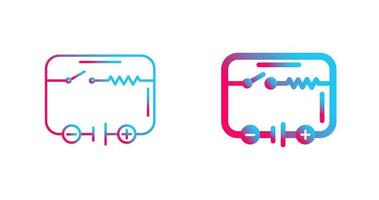elettrico circuito vettore icona
