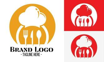 ristorante logo design vettore, moderno loghi concetto vettore