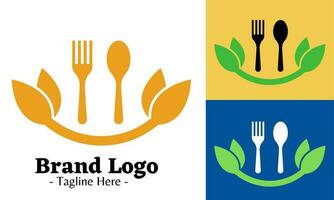 ristorante logo design vettore, moderno loghi concetto vettore