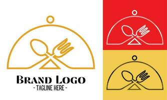 ristorante logo design vettore, moderno loghi concetto vettore