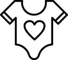 bambino camicia vettore icona design