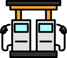 gas stazione vettore icona design