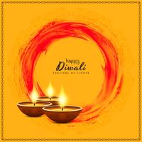 Fondo di Diwali felice religioso astratto vettore