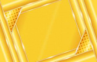 sfondo giallo geometrico sfumato vettore