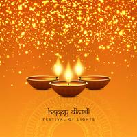 Priorità bassa felice elegante astratta di festival di Diwali vettore