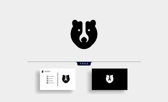 orso logo simbolo disegno vettoriale illustrazione