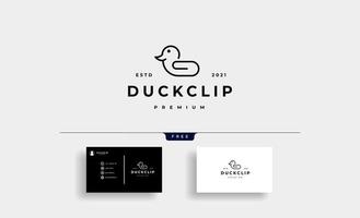 disegno vettoriale logo documento clip anatra duck