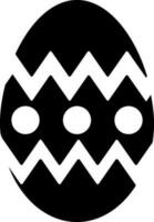 vettore Pasqua uovo cartello o simbolo.
