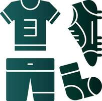 calcio uniforme vettore icona design