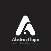 astratto lettera un' logo design concetto modello.a lettera logo. un' logo modello vettore