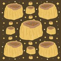 al vapore gustoso shumai vettore illustrazione per grafico design e decorativo elemento