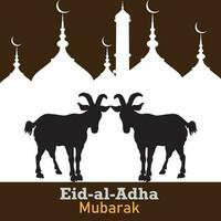 volantino eid mubarak vettore