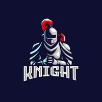 logo sportivo cavaliere knight vettore