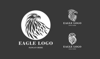 aquila logo vettore. stilizzato grafico aquila uccello logo modello. vettore