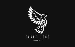 aquila logo vettore. stilizzato grafico aquila uccello logo modello. vettore