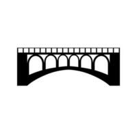 ponte icona vettore. architettura illustrazione cartello. costruzione simbolo o logo. vettore