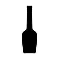 vino bottiglia icona vettore. vino illustrazione cartello. bottiglia simbolo o logo. vettore