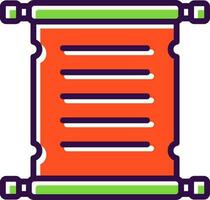 pergamena vettore icona design