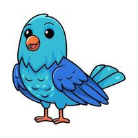 carino forpus pappagallo uccello cartone animato vettore