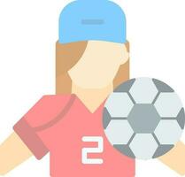 calcio giocatore vettore icona design