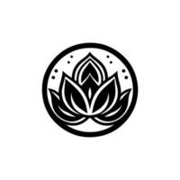 consapevolezza logo design incarna il spirito di calma e consapevolezza. Questo elegante illustrazione è Perfetto per benessere e meditazione Marche. vettore