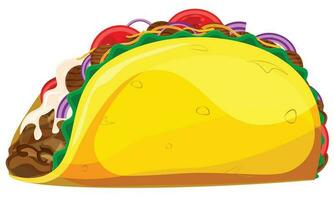 messicano taco vettore illustrazione