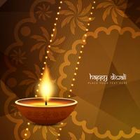 Priorità bassa alla moda astratta felice di Diwali vettore