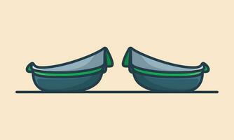 confortevole ortesi scarpa sottopiede coppia, arco supporti vettore illustrazione. moda oggetto icona concetto.