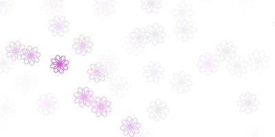 layout naturale di vettore viola chiaro con fiori