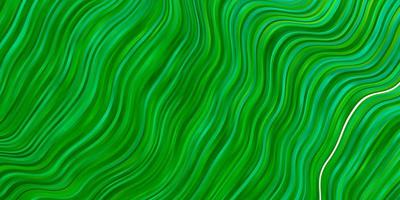 modello vettoriale azzurro verde con linee illustrazione colorata in stile astratto con linee piegate design intelligente per le tue promozioni