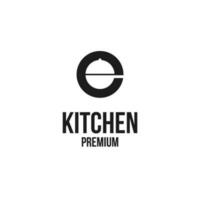 padella di cucina logo design concetto vettore illustrazione simbolo icona
