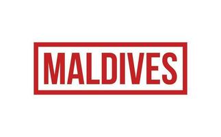 Maldive gomma da cancellare francobollo foca vettore