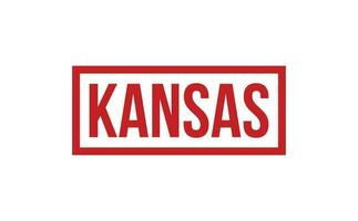 Kansas gomma da cancellare francobollo foca vettore