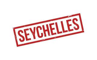 Seychelles gomma da cancellare francobollo foca vettore