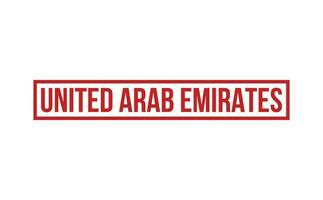 unito arabo Emirates gomma da cancellare francobollo foca vettore