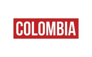 Colombia gomma da cancellare francobollo foca vettore