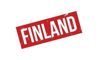 Finlandia gomma da cancellare francobollo foca vettore